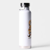 Hunde mit niedlichem Beagle Trinkflasche (Rechts)