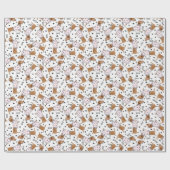 Hunde mit niedlicher Dackel, die rosa Pullover tra Geschenkpapier (Flach)