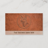 Hunde mit Prägung Visitenkarte (Vorderseite)