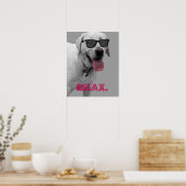 Hunde mit Sonnenbrille, entspannen Poster (Küche)