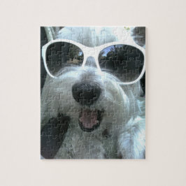 Hunde mit Sonnenbrille Puzzle