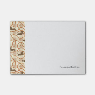 Hunde mit Würstchenuntergrund Post-it Klebezettel