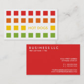 HUNDE (Mod-Quadrate) Visitenkarte (Vorne/Hinten)