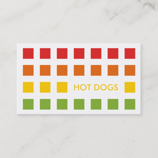 HUNDE (Mod-Quadrate) Visitenkarte (Vorderseite)