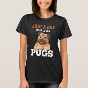 Hunde Mops Besitzer Guide Nur ein Junge, der Möpse T-Shirt