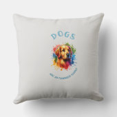 Hunde-Motif-Kissen Kissen (Rückseite)