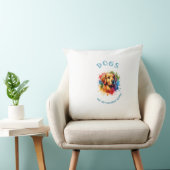 Hunde-Motiv Kissen (Stuhl )