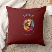 Hunde-Motiv Kissen (Decke)