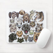 Hunde: Mousepad (Mit Mouse)