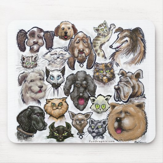 Hunde: Mousepad (Vorne)