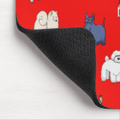 Hunde Mousepad (Ecke)