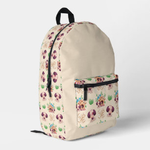 Hunde Muster Bedruckter Rucksack