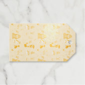 Hunde Muster. Geschenkanhänger (Vorderseite (Horizontal))