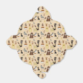 Hunde Muster. Geschenkschachtel (Ungefaltet)