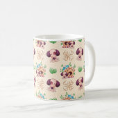 Hunde Muster  Kaffeetasse (VorderseiteRechts)