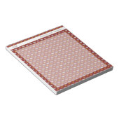 Hunde-Muster Personalisierter Notepad Notizblock (angewinkelt)