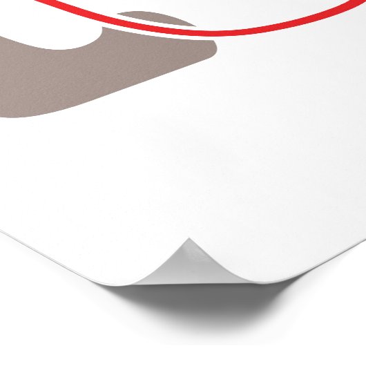 Hunde Mutter Kaffee Lover Poster (Ecke)