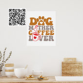Hunde Mutter Kaffee Lover Poster