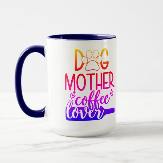 Hunde Mutter Tasse Kaffee Lover (Links)