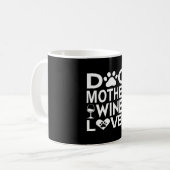 Hunde Mutter Wein Lover Kaffeetasse (Vorderseite Links)