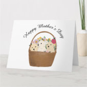 Hunde Mutterkarte Karte (Vorderseite)