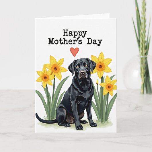 Hunde Muttertagskarte Karte (Vorderseite)