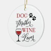 Hunde Mutterwein Niedliches Heimtierangebot Keramik Ornament (Links)