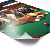 HUNDE NACHT AUSSERHALB FOTODRUCK (Ecke)