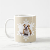 Hunde Name Foto Snowflake Kaffeetasse (Links)