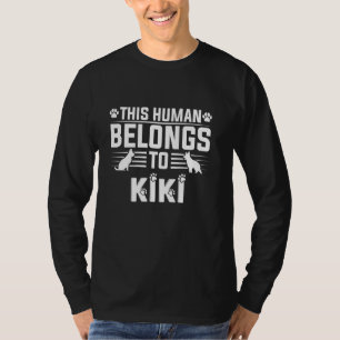 Hunde Name Kiki gehört zu Haustier Hund Kiki T-Shirt
