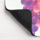 Hunde Nase und Traube Mousepad (Ecke)