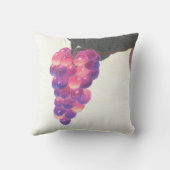 Hunde Nase und Traubenkissen Kissen (Rückseite)