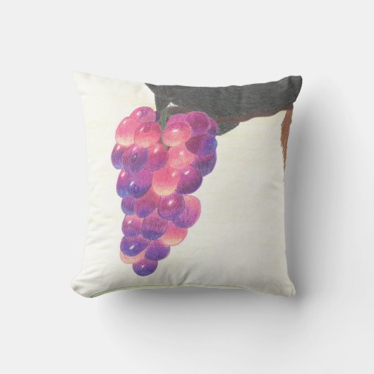 Hunde Nase und Traubenkissen Kissen (Vorderseite)