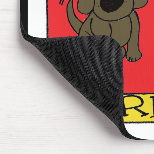 Hunde- Neugier Mousepad (Ecke)
