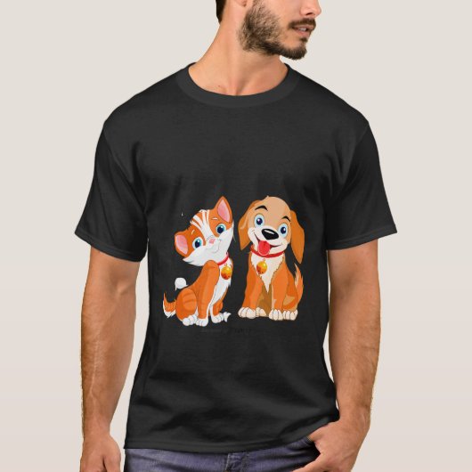 Hunde Niedlich T-Shirt (Vorderseite)
