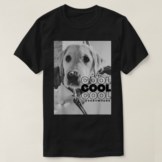 Hunde Niedlich und Cool  T-Shirt (Design vorne)