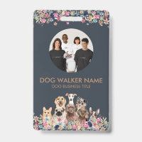 Hunde Niedliches florales Foto