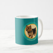 Hunde Norwich Terrier Kaffeetasse (VorderseiteRechts)