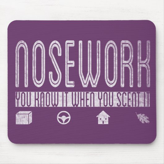 Hunde- Nosework: Sie kennen es, wenn Sie es Mousepad (Vorne)