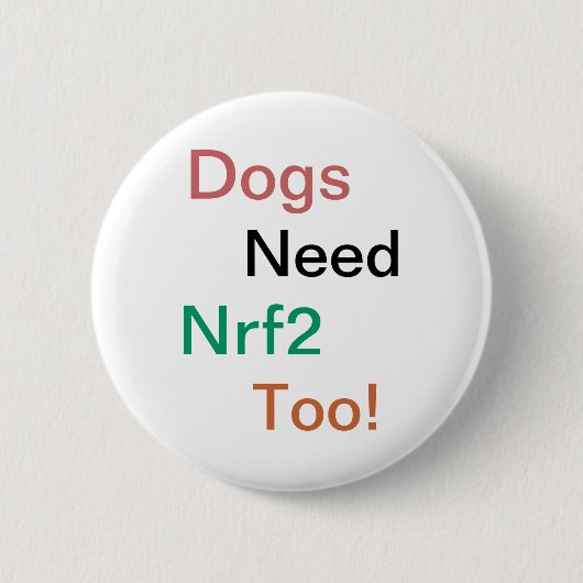Hunde- Nrf2 Button (Vorderseite)