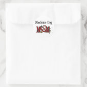 Hunde Obedience Mama Geschenke Runder Aufkleber (Tasche)