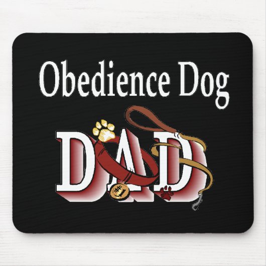 Hunde-Obedience-Vater Mousepad (Vorne)