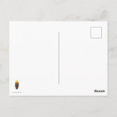 Hunde OBX laufen Postkarte (Rückseite)