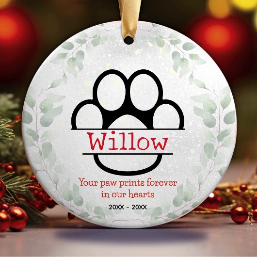 Hunde- oder Katzen-Haustier-Gedenkpfeifen Keramik Ornament