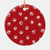 Hunde oder Katzen Haustiere Gedenkpfeifen und Herz Keramik Ornament (Hinten)