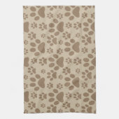 Hunde-oder Katzen-Tatzen-Drucke Handtuch (Vertikal)