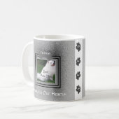 Hunde oder Katzensilber Perfekte Erinnerungen Kaffeetasse (Vorderseite Links)