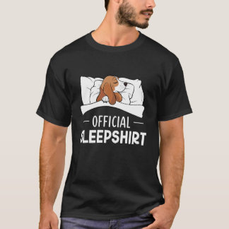 Hunde-Offiziell-Schlafshirt Süße Bettzeit-Pyjamas  T-Shirt