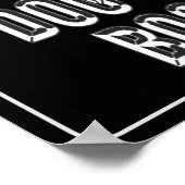 Hunde Ohrbücher Spaß Poster (Ecke)