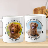 Hunde Oma Personalisiertes Tier Foto Hund Lover Kaffeetasse
